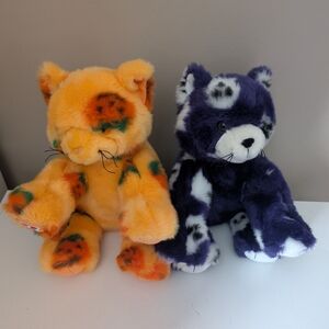 Colorful Plush Cat Toy Set